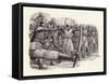 Longbowmen at the Battle of Falkirk-Pat Nicolle-Framed Stretched Canvas