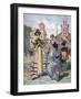 Longchamp Races in Spring, Paris, 1893-null-Framed Giclee Print