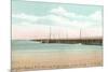 Longest Wooden Bridge, Hampton Beach, New Hampshire-null-Mounted Premium Giclee Print