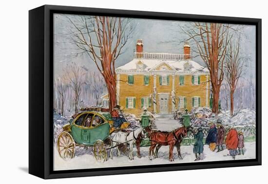 Longfellow House, Cambridge, Massachusetts, USA, C18th Century-James Preston-Framed Stretched Canvas