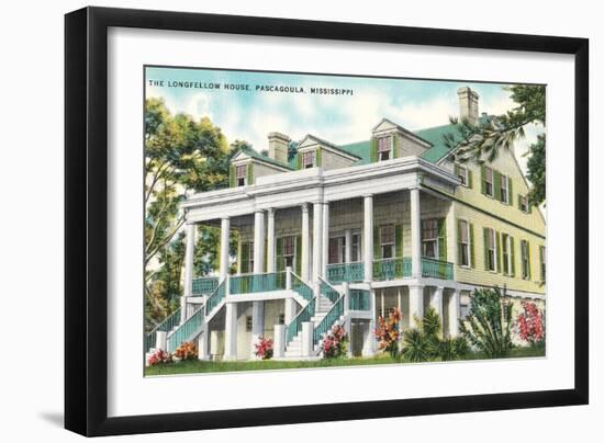 Longfellow House, Pascagoula, Mississippi-null-Framed Art Print