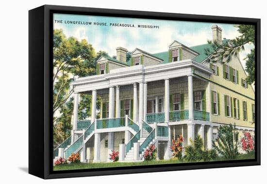 Longfellow House, Pascagoula, Mississippi-null-Framed Stretched Canvas