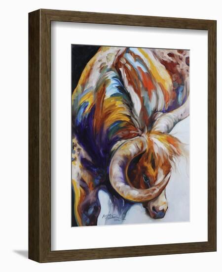 Longhorn Abstract-Marcia Baldwin-Framed Giclee Print