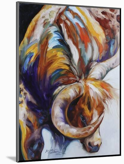 Longhorn Abstract-Marcia Baldwin-Mounted Giclee Print