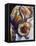Longhorn Abstract-Marcia Baldwin-Framed Stretched Canvas