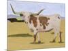 Longhorn Cattle I-Melissa Wang-Mounted Art Print