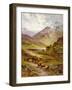 Longhorn Cattle in a Mountainous Landscape, 1892-Alfred, Jr. Glendening-Framed Giclee Print