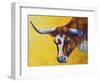 Longhorn Cow Study-Marion Rose-Framed Giclee Print