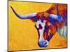 Longhorn Portrait-Marion Rose-Mounted Premium Giclee Print