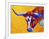 Longhorn Portrait-Marion Rose-Framed Giclee Print