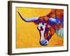 Longhorn Portrait-Marion Rose-Framed Giclee Print