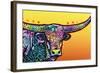 Longhorn-Dean Russo-Framed Giclee Print