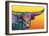 Longhorn-Dean Russo-Framed Giclee Print