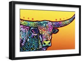 Longhorn-Dean Russo-Framed Giclee Print