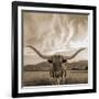 Longhorn-THE Studio-Framed Giclee Print