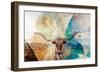 Longhorn-Sisa Jasper-Framed Art Print