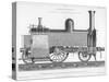 Longitudinal Section of a Typical British Passenger Steam Locomotive, 1888-null-Stretched Canvas