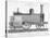 Longitudinal Section of a Typical British Passenger Steam Locomotive, 1888-null-Stretched Canvas