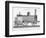 Longitudinal Section of a Typical British Passenger Steam Locomotive, 1888-null-Framed Giclee Print