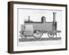 Longitudinal Section of a Typical British Passenger Steam Locomotive, 1888-null-Framed Giclee Print