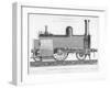 Longitudinal Section of a Typical British Passenger Steam Locomotive, 1888-null-Framed Giclee Print