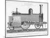 Longitudinal Section of a Typical British Passenger Steam Locomotive, 1888-null-Mounted Giclee Print