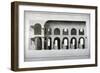 Longitudinal Section of St John's Chapel in the White Tower, Tower of London, 1815-James Basire II-Framed Giclee Print