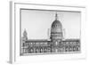 Longitudinal Section of St Paul's Cathedral, City of London, 1720-null-Framed Giclee Print