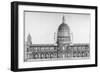 Longitudinal Section of St Paul's Cathedral, City of London, 1720-null-Framed Giclee Print