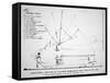 Longitudinal Section Plan of Fulton's Submarine 'Nautilus', 1798-Robert Fulton-Framed Stretched Canvas