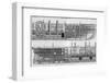 Longitudinal Sections of Brunel's Leviathan Steamship Otherwise Known as the Great Eastern-null-Framed Photographic Print