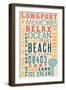 Longport, New Jersey-Lantern Press-Framed Art Print