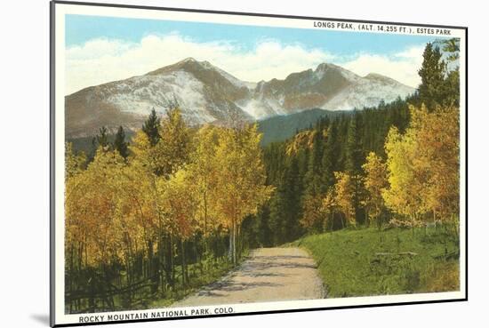 Longs Peak, Estes Park, Colorado-null-Mounted Art Print