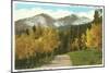 Longs Peak, Estes Park, Colorado-null-Mounted Art Print