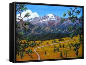 Longs Peak from Estes Park, Colorado-Patty Baker-Framed Stretched Canvas