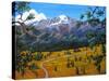 Longs Peak from Estes Park, Colorado-Patty Baker-Stretched Canvas