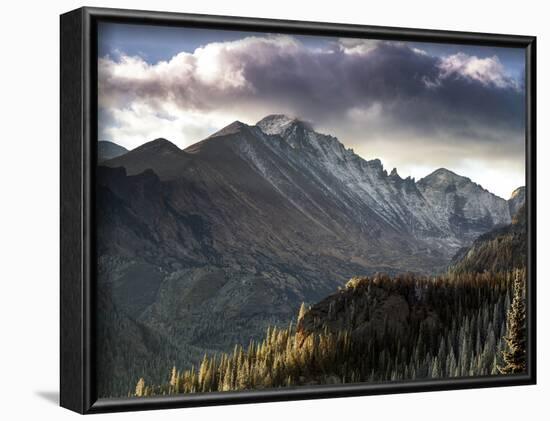 Longs Peak in Rocky Mountain National Park Near Estes Park, Colorado.-Ryan Wright-Framed Photographic Print