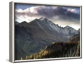 Longs Peak in Rocky Mountain National Park Near Estes Park, Colorado.-Ryan Wright-Framed Photographic Print