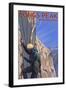 Longs Peak Mountain Guides - Colorado-Lantern Press-Framed Art Print