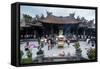 Longshan Temple, Taipei, Taiwan, Asia-Michael Runkel-Framed Stretched Canvas