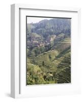 Longsheng Terraced Ricefields, Guilin, Guangxi Province, China-Angelo Cavalli-Framed Photographic Print