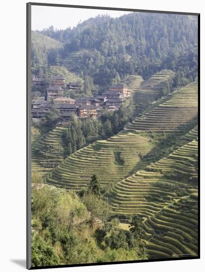 Longsheng Terraced Ricefields, Guilin, Guangxi Province, China-Angelo Cavalli-Mounted Photographic Print