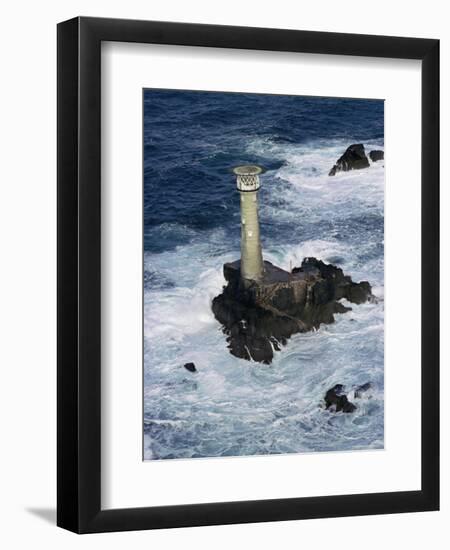 Longships Lighthouse, Lands End, Cornwall, England, United Kingdom-Chris Nicholson-Framed Premium Photographic Print