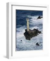 Longships Lighthouse, Lands End, Cornwall, England, United Kingdom-Chris Nicholson-Framed Photographic Print