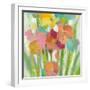 Longstem Bouquet II Square II-Silvia Vassileva-Framed Art Print