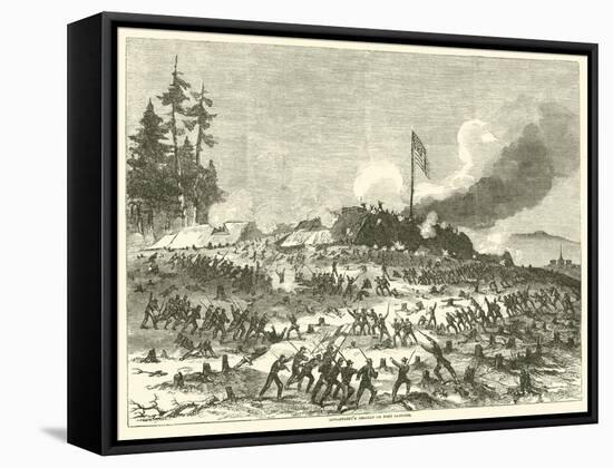 Longstreet's Assault on Fort Sanders, November 1863-null-Framed Stretched Canvas