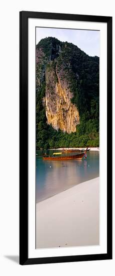 Longtail Boat in Ton Sai Bay, Phi Phi Don, Thailand-null-Framed Photographic Print