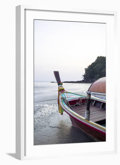 Longtail Boat on Ko (Koh) Lanta, Thailand, Southeast Asia, Asia-Yadid Levy-Framed Photographic Print