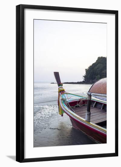 Longtail Boat on Ko (Koh) Lanta, Thailand, Southeast Asia, Asia-Yadid Levy-Framed Photographic Print