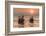 Longtail boats at West Rai Leh Beach, Railay Peninsula, Krabi Province, Thailand-Markus Lange-Framed Photographic Print